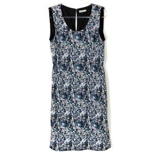 J. Lindberg sleeveless water color midi dress